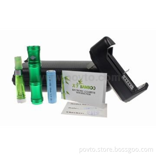 ecig Green X7 ecig bamboo style, k100 ecig supplier